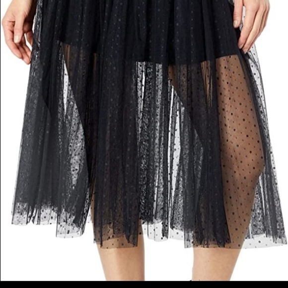 Free People Eden Dotted Tulle Skirt - Picture 4 of 9